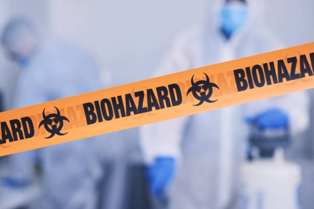 Professional Biohazard technician working in Tomball, TX